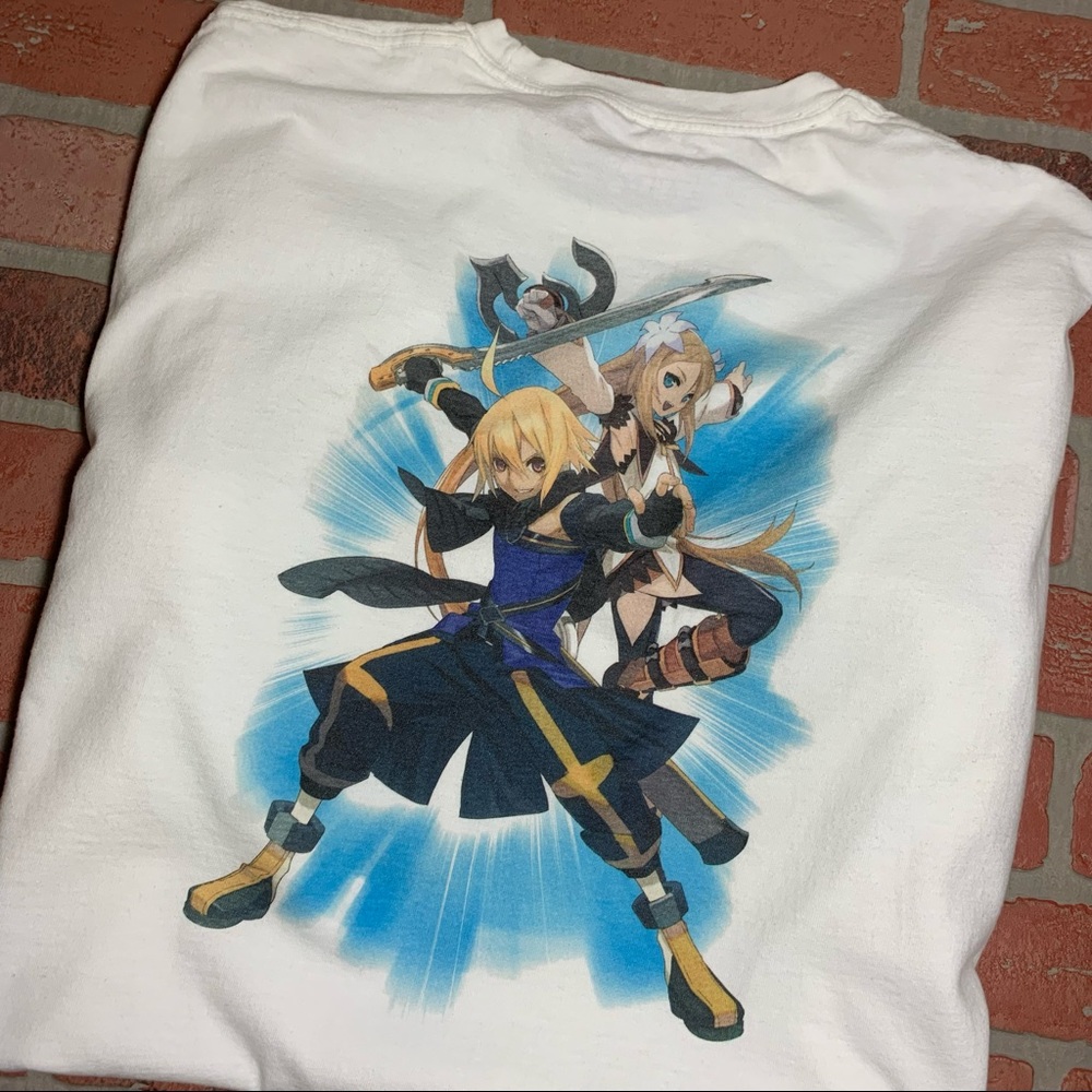 Sz L 2008 PlayStation 2 Anime video game t-shirt tales of symphonia vintage